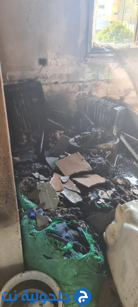 إندلاع حريق بشقه سكنية في كفر كنا